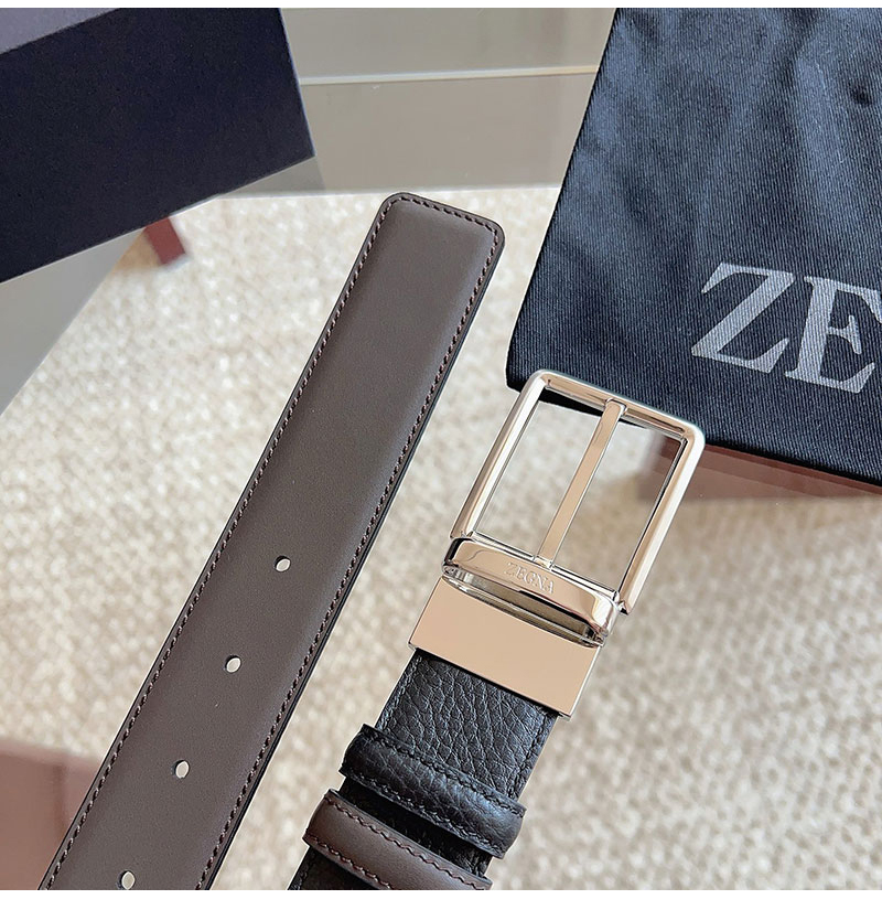 ZEGNA-071711 제냐 이니셜 리버서블 벨트 35MM
