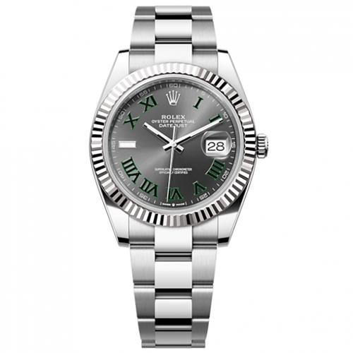 [스페셜오더][CLEAN Factory]ROLEX-롤렉스 데이트저스트 904L 스틸 오이스터 슬레이트 다이얼 워치 41mm