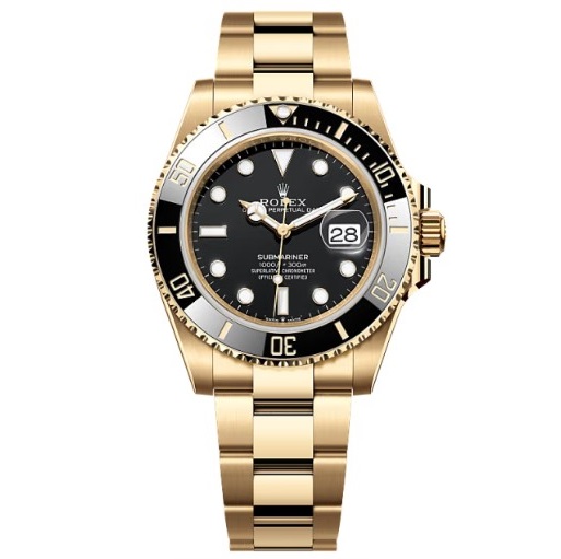 [스페셜오더][CLEAN]Rolex Submariner Date 18K 옐로우골드 블랙 904L 1:1 Best Edition 41mm - 롤렉스 이미테이션 서브마리너 18K 옐로우골드 베스트 에디션