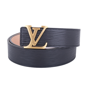 LOUIS VUITTON-A100 BELT 에삐라인 LV로고 블랙