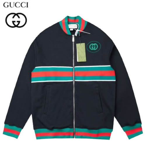 GUCCI-083011 구찌 블랙 Web 스트라이프 장식 봄버 재킷 남여공용