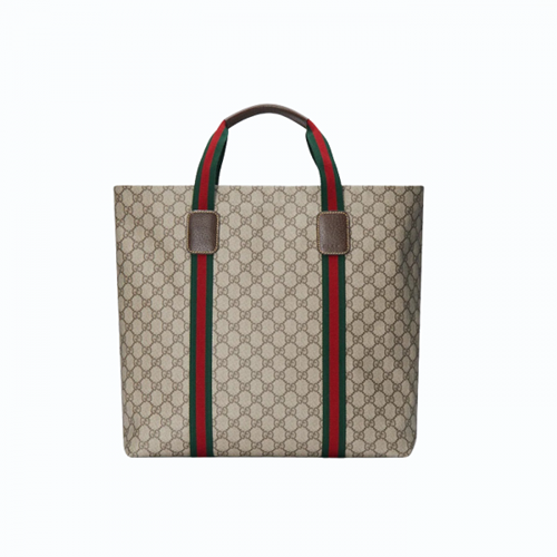 [스페셜오더]GUCCI-763287 8844 구찌 베이지/에보니 GG 텐더 미디엄 토트백 39cm