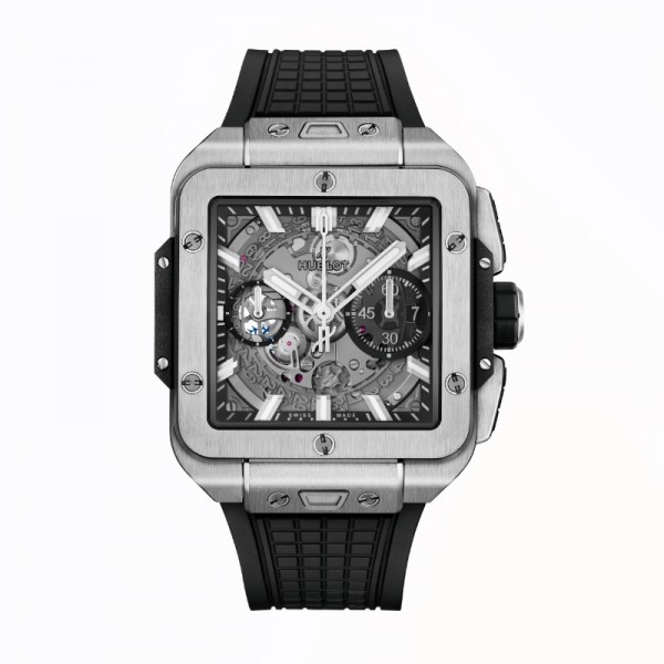 [스페셜오더][BBF]HUBLOT-위블로 스퀘어뱅 유니코 티타늄 블랙 러버스트랩 42mm 1:1 Edition