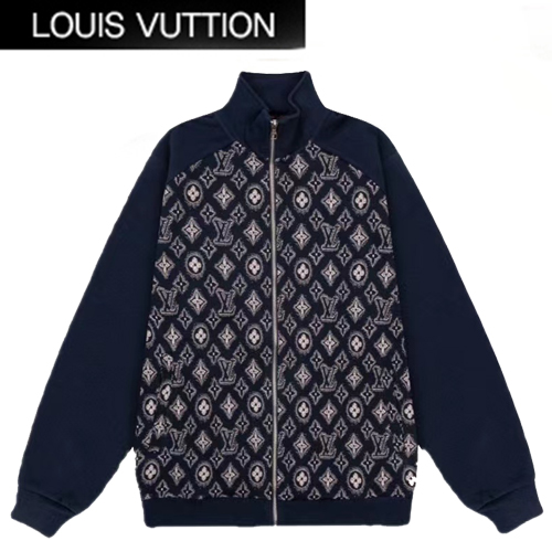 LOUIS VUITTON-09117 루이비통 네이비 모노그램 스웨트재킷 남여공용