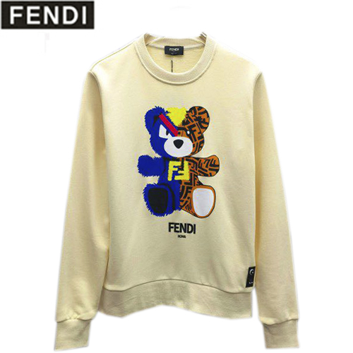 FENDI-081711 펜디 아이보리 프린트 장식 스웨트셔츠 남성용