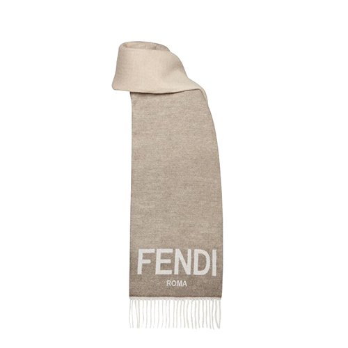 FENDI-FXT363 펜디 도브 그레이 펜디 로마 스카프