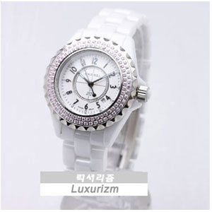 샤넬 J12 Ladies watch 핑크 다이아