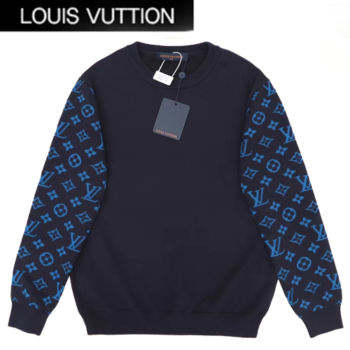 LOUIS VUITTON-12252 루이비통 네이비 모노그램 스웨터 남여공용