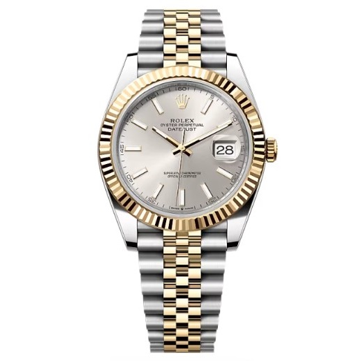 [스페셜오더][CLEAN]Rolex Datejust 실버 옐로우골드 904L 쥬빌리 1:1 Best Edition 41mm - 롤렉스 데이져스트 명품페이크시계 에디션