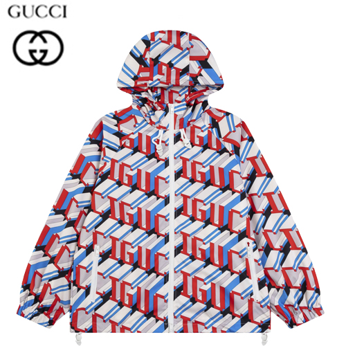 GUCCI-032312 구찌 멀티컬러 나일론 바람막이 후드 재킷 남성용