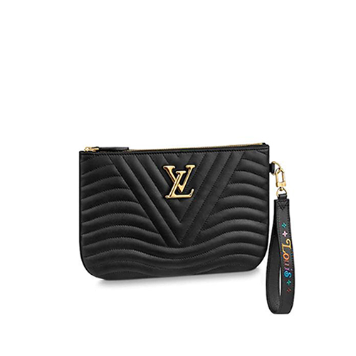 [스페셜오더]LOUIS VUITTON-M63943 루이비통 느와르 송아지 가죽 뉴 웨이브 집 포쉐트