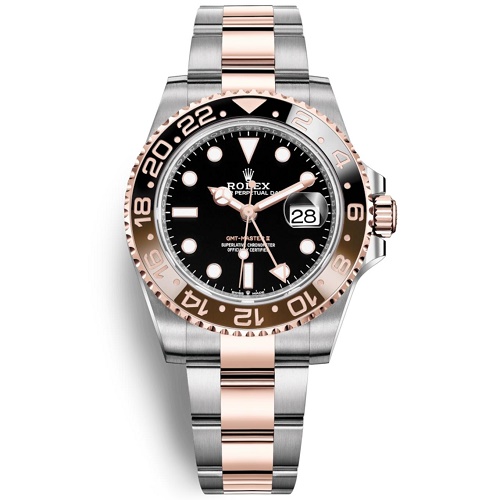 [AR팩토리][스페셜오더]ROLEX-롤렉스 GMT-마스터 II 에버로즈 골드 스틸 콤비 레플리카시계40mm