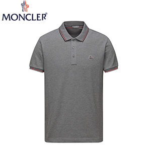 MONCLER-JP01292 몽클레어 그레이 반팔 폴로 셔츠 남성용