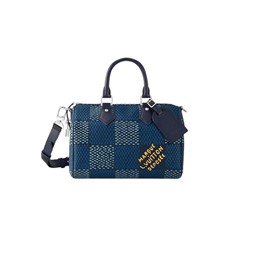 [스페셜오더]LOUIS VUITTON-N40691 루이비통 블루 다미에 헤리티지 스피디 반둘리에 25