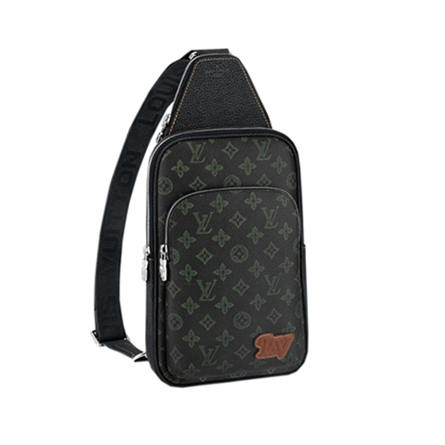 [스페셜오더]LOUIS VUITTON-M46344 루이비통 다크 그린 모노그램 애비뉴 슬링 백 NM