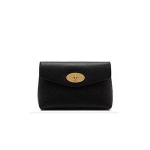 [스페셜오더]MULBERRY-RL5077 멀버리 블랙 그레인 송아지 가죽 스몰 화장품 파우치