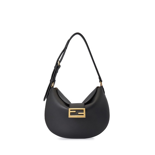 [스페셜오더]FENDI-8BR790 펜디 블랙 스몰 크루아상 호보백