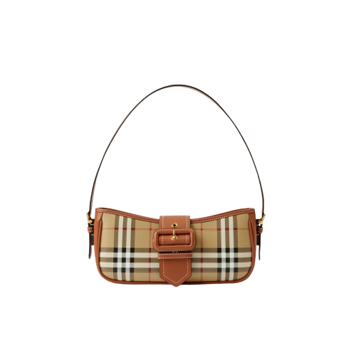 [스페셜오더]BURBERRY-807056 버버리 체크 버클 스트랩 슬링 백 26cm