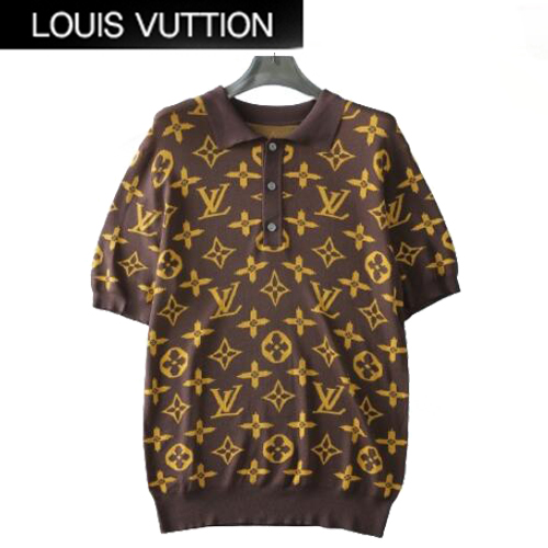 LOUIS VUITTON-06228 루이비통 브라운 모노그램 폴로 티셔츠 남성용