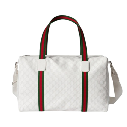 [스페셜오더]GUCCI-799871 9051 구찌 화이트 GG 라지 더플백