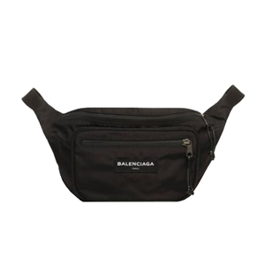 BALENCIAGA-482389 발렌시아가 나일론 페브릭 블랙 익스플로러 벨트 팩