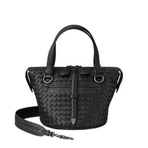 [스페셜오더]BOTTEGA VENETA-535263 보테가 베네타 네로 인트레치아토 나파 탐부라백