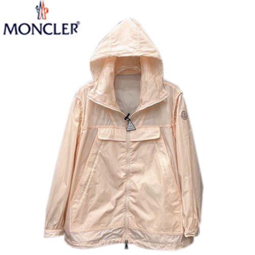 MONCLER-070512 몽클레어 핑크 나일론 바람막이 후드 재킷 여성용