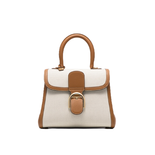 [스페셜오더]DELVAUX-AA0572 델보 내추럴/탠 캔버스 브리앙 PM 토트백 24CM