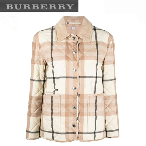 BURBERRY-122913 버버리 화이트/베이지 퀄팅 셔츠 여성용