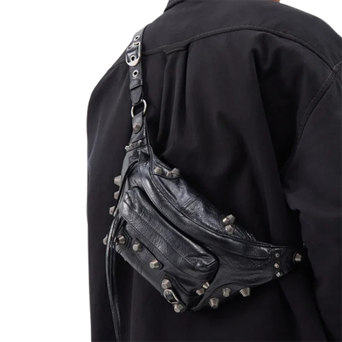 [스페셜오더]BALENCIAGA-742014 발렌시아가 블랙 Le Cagole 미디엄 벨트백