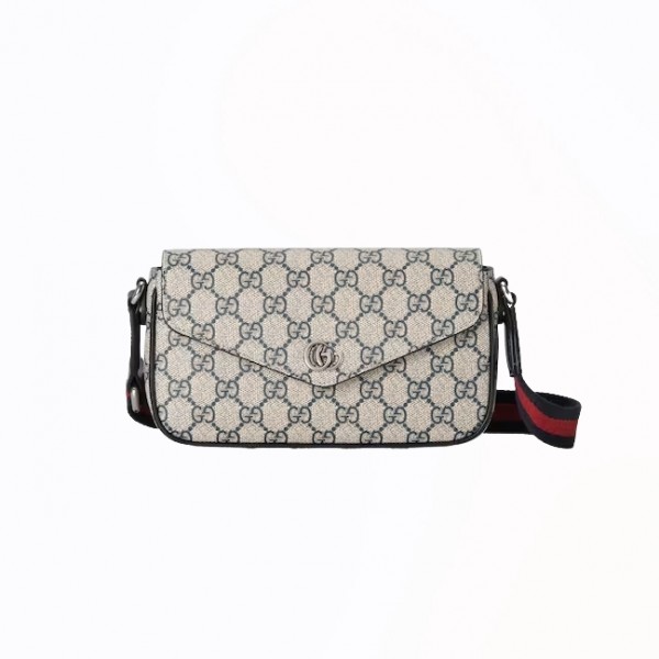 [스페셜오더]GUCCI-764961 4047 구찌 베이지/블루 GG 오피디아 미니백 22cm