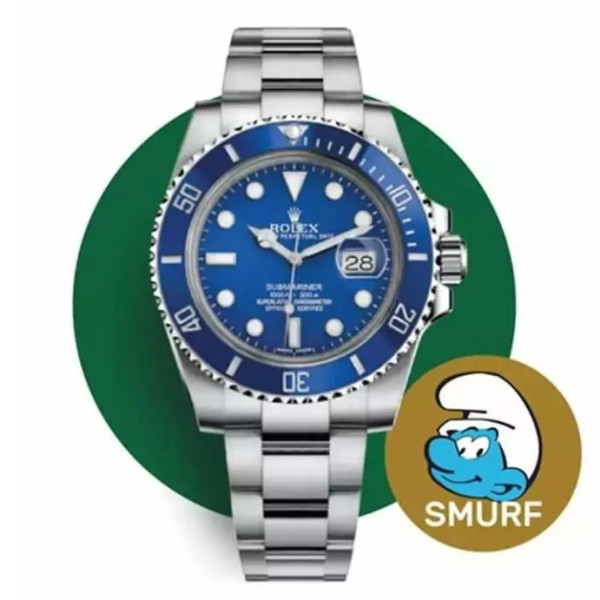 [스페셜오더][CLEAN]Rolex Submariner Date 블루 스머프 904L 1:1 Best Edition 40mm - 126619LB-0002