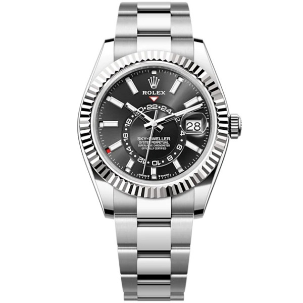 [스페셜오더][ZF]ROLEX-롤렉스 스카이-드웰러 블랙 904L SS 1:1 Best Edition 42mm