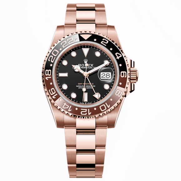 [스페셜오더][CLEAN]ROLEX-126715 롤렉스 GMT-마스터 II 18K 에버로즈 골드 블랙다이얼 40mm 904L