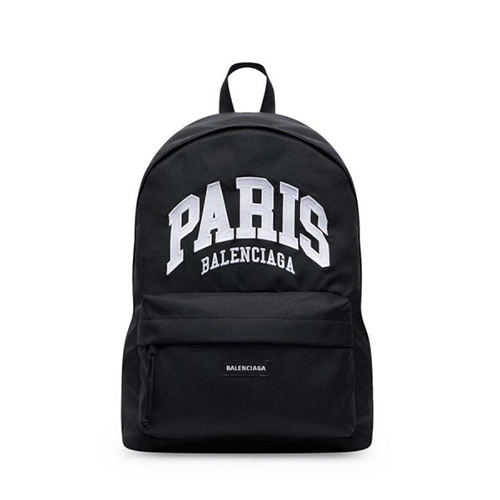 [스페셜오더]BALENCIAGA-503221 발렌시아가 블랙 Cities Paris 자수 익스플로러 백팩