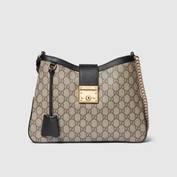 [스페셜오더]GUCCI-795113 구찌 베이지/에보니 블랙 패들락 GG 미디엄 숄더백 32.5cm