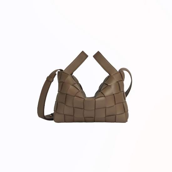 [스페셜오더]BOTTEGA VENETA-755132 보테가 베네타 토프 그레이 스몰 카세트 볼링백 22cm