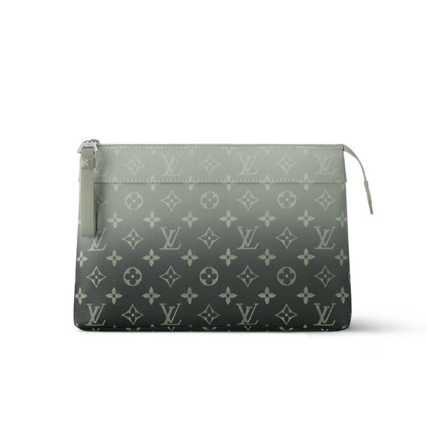 [스페셜오더]LOUIS VUITTON-M11545 루이비통 카키 그린 모노그램 그라디언트 포쉐트 보야주 수플 파우치 30cm