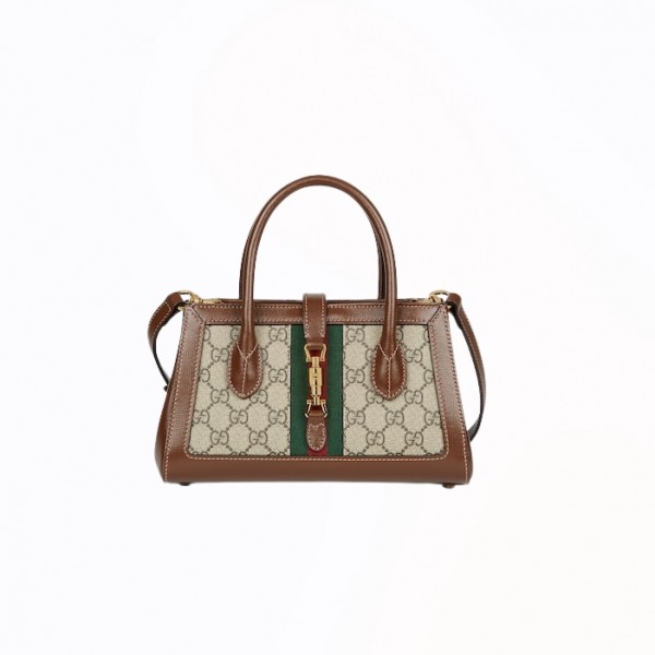 [스페셜오더]GUCCI-772126 8565 구찌 베이지/에보니 GG 재키 1961 스몰 토트백 24cm