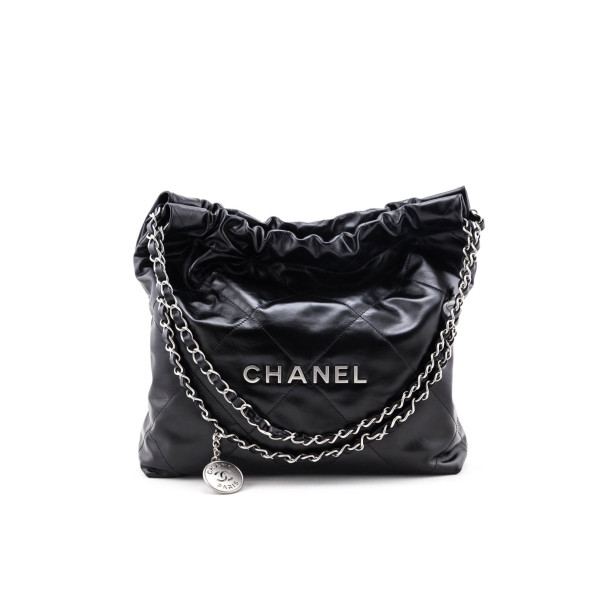 [스페셜오더]CHANEL-AS3260 샤넬 블랙/실버 22 스몰 호보백 35cm