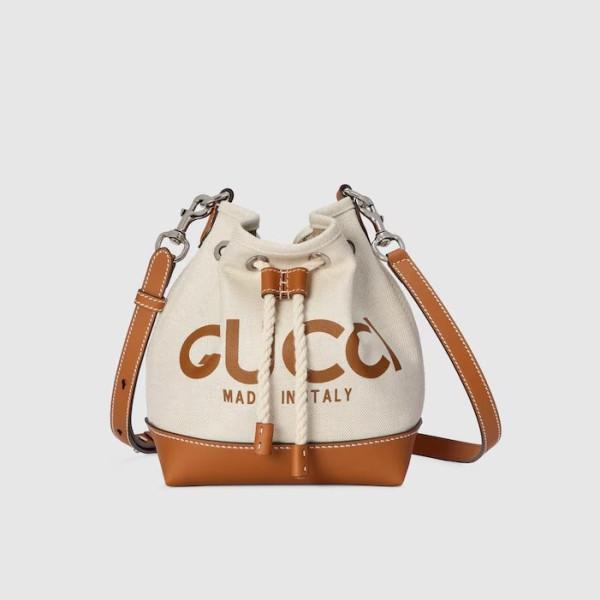 [스페셜오더]GUCCI-777166 구찌 베이지 프린트 미니 버킷백 16cm