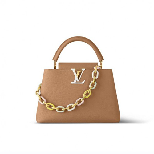 [스페셜오더]LOUIS VUITTON-M21652 루이비통 헤이즐넛 브라운 토뤼옹 가죽 카퓌신 MM 핸드백