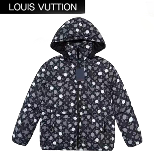 LOUIS VUITTON-10251 루이비통 블랙/그레이 모노그램 패딩 남여공용