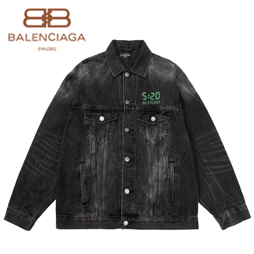 BALENCIAGA-08151 발렌시아가 다크 그레이 데님 재킷 남여공용