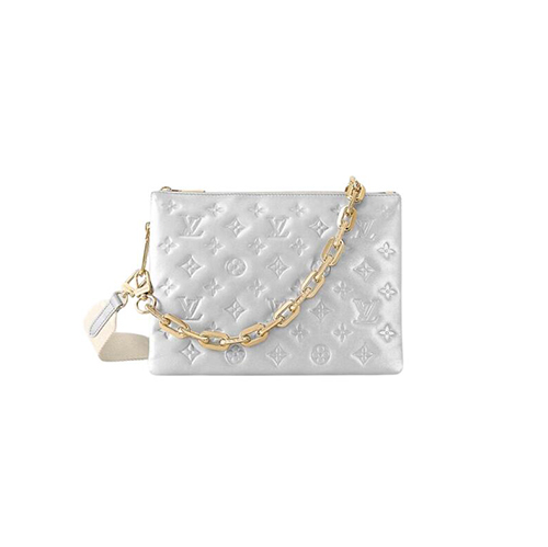 [스페셜오더]LOUIS VUITTON-M21769 루이비통 실버 모노그램 램스킨 쿠상 PM