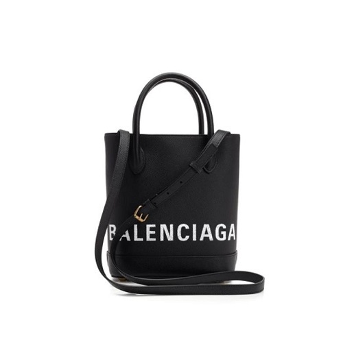 [스페셜오더]BALENCIAGA-569856 발렌시아가 블랙 빌 토트 핸들 백 XXS