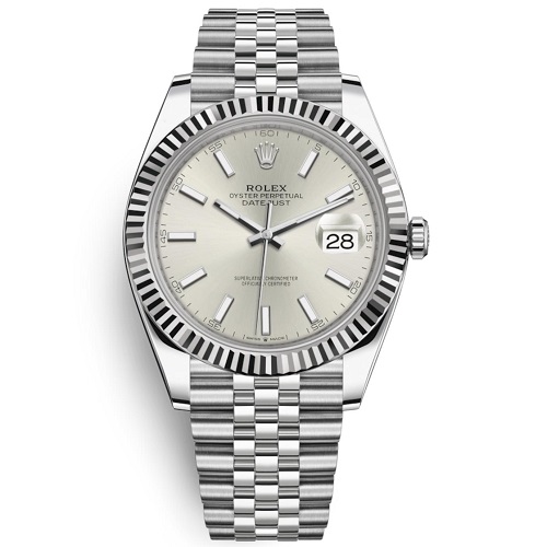 [스페셜오더]ROLEX-롤렉스 데이트저스트 데이트 스틸 실버다이얼 쥬빌리 브레슬릿 남성시계 41mm