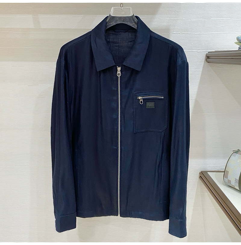 Loro Piana-03252 로로피아나 2026 봄 신상  올드머니 스타일 스탠드칼라 자켓 남성용