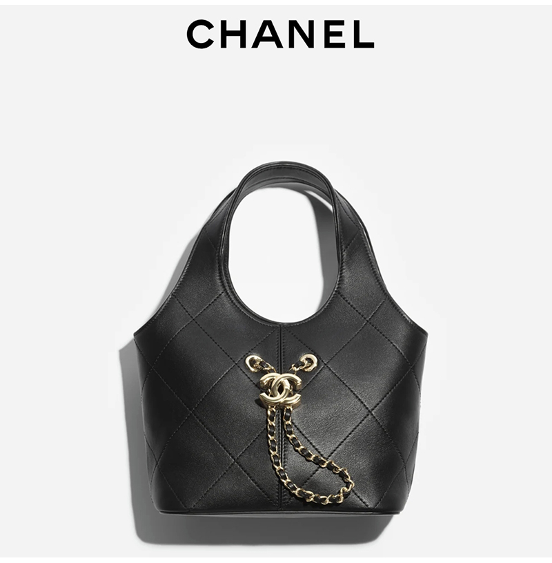 [스페셜오더]CHANEL-AS6132 샤넬 카프스킨 스몰 쇼핑백 블랙