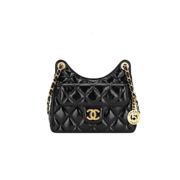 [스페셜오더]CHANEL-AS4323 샤넬 크루즈 블랙 스몰 호보 백 17cm